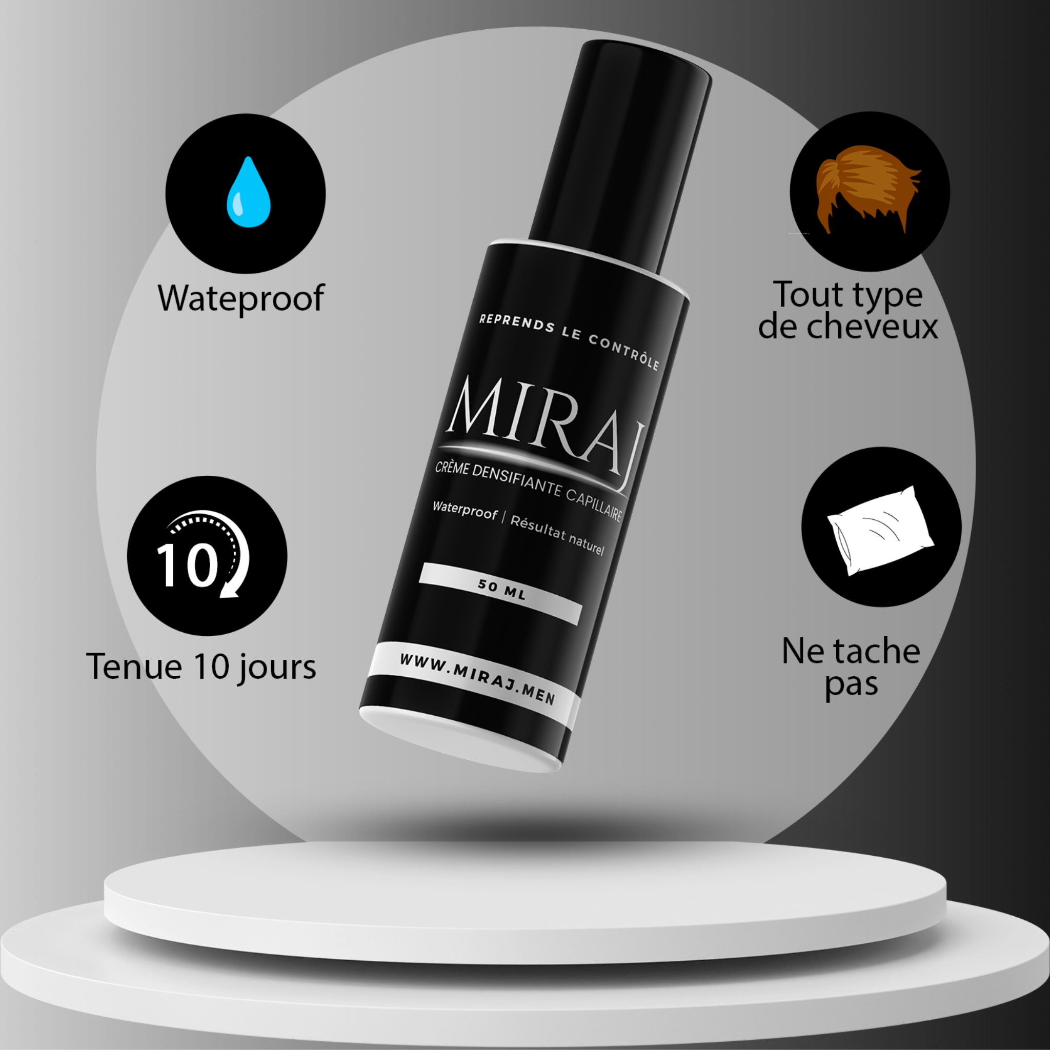 Crème capillaire densifiante